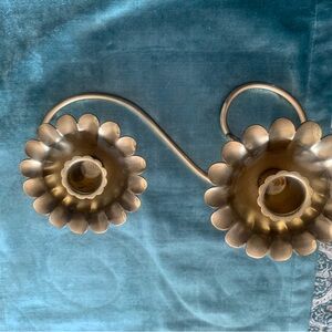 Vintage Bronze table  Candle Holder